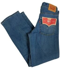 Levi's 551Z Authentic Straight Jeans, Stretch | Big Boys 14R 27"x29" NEW